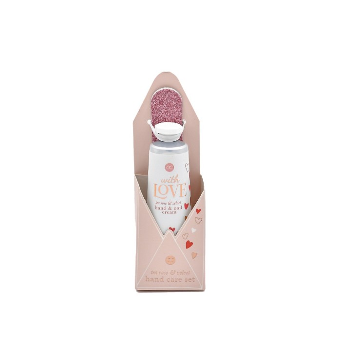 Σετ περιποίησης με 30ml κρέμα χεριών & μια λίμα ''With love'' Accentra