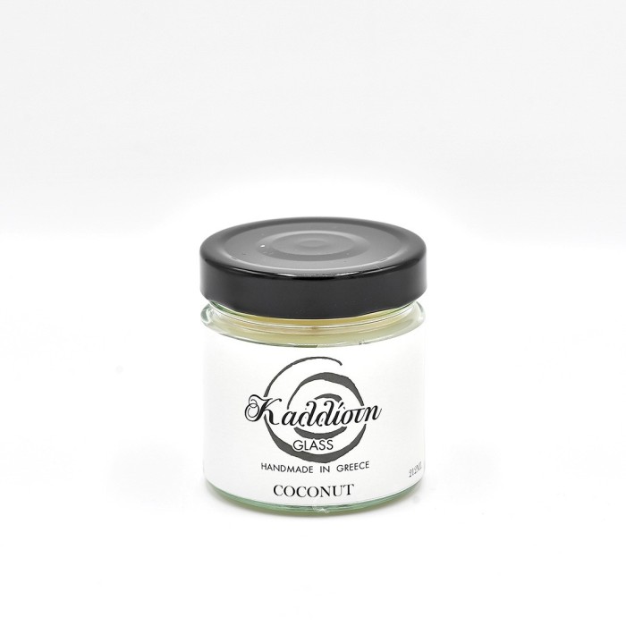 Φυτικό αρωματικό κερί σόγιας Coconut σε βάζο 212ml 60 ώρες καύσης ''Καλλίστη''